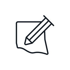 pencil icons isolated on White Background. Flat style design
