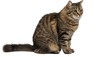 Obraz premium Adorable Tabby Cat Portrait 3.