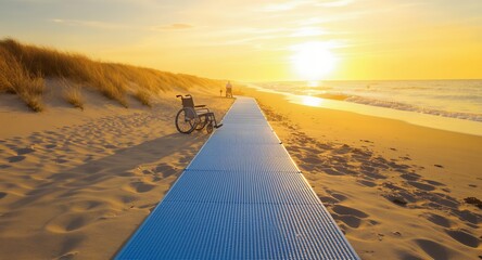 Sunset Beach Wheelchair Access Ramp