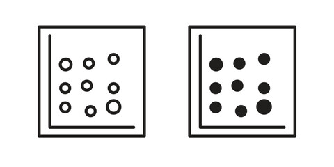 Heat Map icon pack. Flat Vector Icon Design Element.