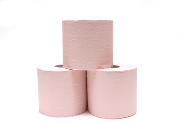 白背景のトイレットペーパー