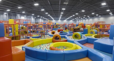 Indoor Play Area Colorful Soft Play Structures for Kids