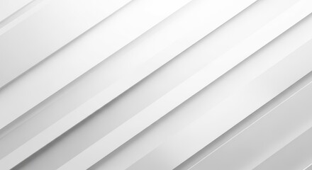 Obraz premium A modern abstract background features white and gray diagonal lines creating a clean and textured pattern