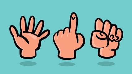 Hands 3 pack