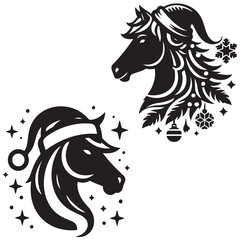 World Horse day vector set-5