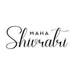 Maha shivratri text design. Maha shivratri letter, om namah shivaye and trishul