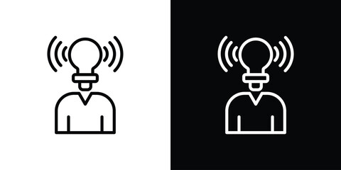 Brand awareness icon vector, Symbol, logo illustrations