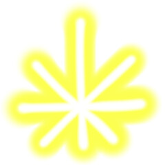 Abstract Glowing Starburst Design
