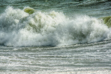 waves on the beach