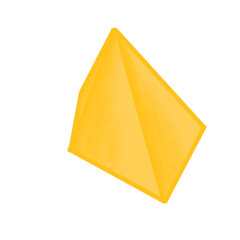  Tetrahedron Geometric Shape Illustration