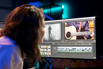 Video editor showcasing experience with 3D special effects and editing software packages, taking...