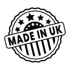 made in UK stamp, made in UK label, UK origin stamp, British made badge
