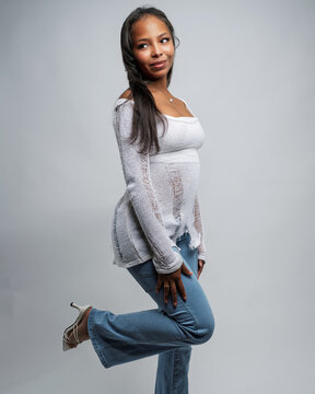 Young African-American Teen Woman Graduation
