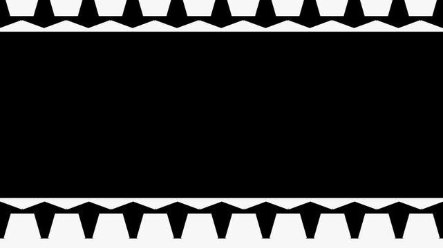 black and white frame with a border