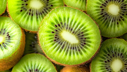 fresh kiwi fruit as background