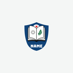 3859 educational logo school college university learning institute book academy organization
