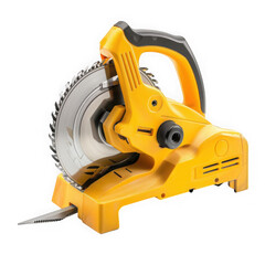 Fototapeta premium Metal cutting saw tool isolated on transparent background isolated