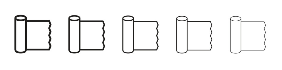 Aluminum foil icon vector, Symbol, logo illustrations