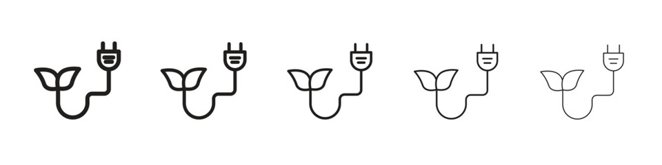 Biomass energy icon in trendy filled solid style in black and white colors