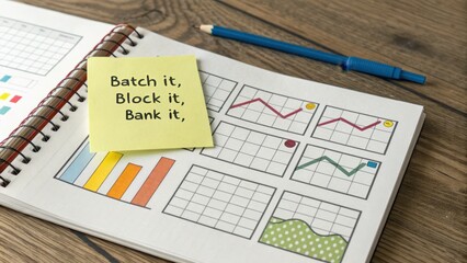 Colorful graphs and notes for effective project management strategies