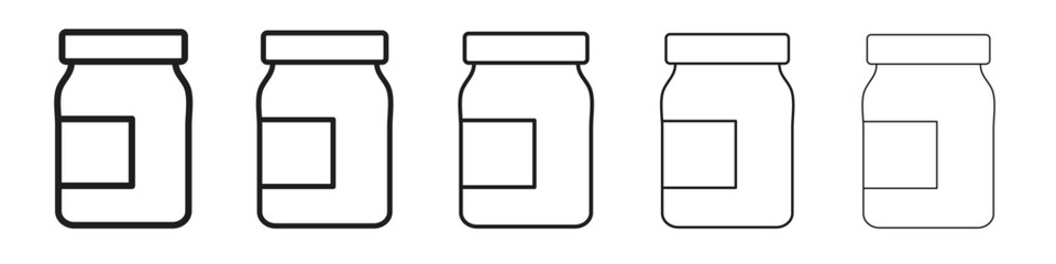 Jar icon vector, Symbol, logo illustrations