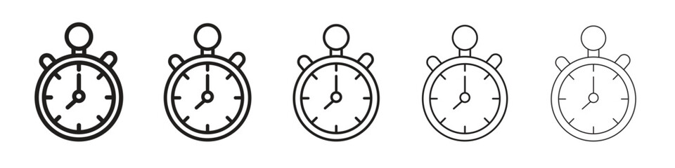 Stopwatch icon vector, Symbol, logo illustrations