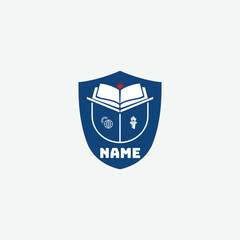 3890 educational logo school college university learning institute book academy organization [Converted]