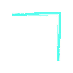 Y2K modern abstract element. Retro shape with minimal frame and icon. Iconic logo, graphic style, 90s aesthetic, perfect for digital projects and tech designs.
