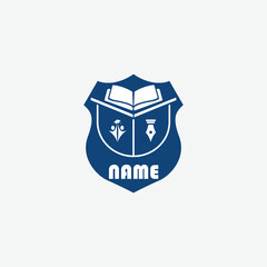 3922 educational logo school college university learning institute book academy organization