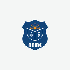 3929 educational logo school college university learning institute book academy organization