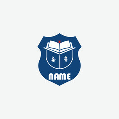 3937 educational logo school college university learning institute book academy organization [Converted]