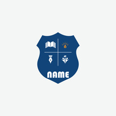 3945 educational logo school college university learning institute book academy organization