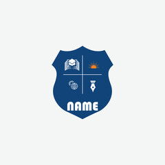 3950 educational logo school college university learning institute book academy organization
