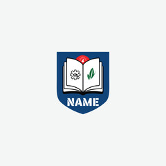 3953 educational logo school college university learning institute book academy organization