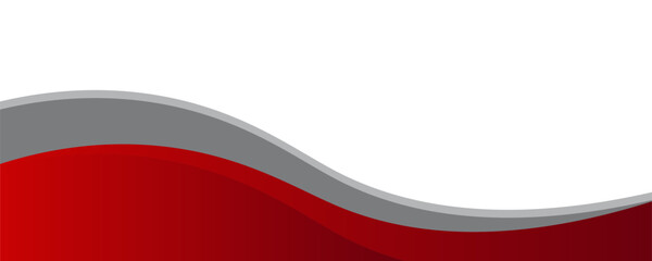 red gray abstract wave background for corporate banner, business presentation, poster, journal cover.