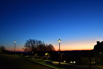 Sunset Magic Hour View from the Hills of Sancerre, France – Captured on December 26, 2024