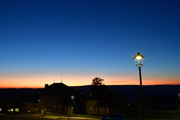 Sunset Magic Hour View from the Hills of Sancerre, France – Captured on December 26, 2024