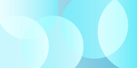 A light blue background with a smooth, gradient texture. The background features overlapping translucent circles in blue hues. Minimal abstract circles vector gradient background