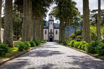 São Nicolau Church - Village Church in Sete Cidades, São Miguel, Azores, Portugal
