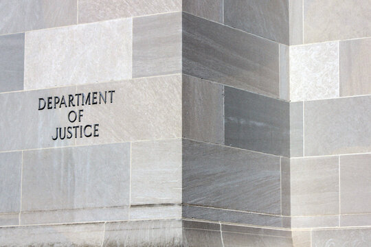 Washington, D.C. &ndash;August 2010 &ndash; Exterior of the United States Department of Justice Building