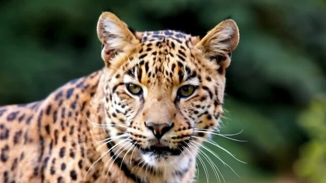 The kodkod (Leopardus guigna) is the smallest wildcat of the Americas in Conguillio National Park, a nature reserve of Chile.
