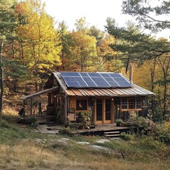 Off-grid living sustainable energy independent living solar power wind energy water conservation eco-friendly homes renewable resources self-sufficient lifestyles sustainable living