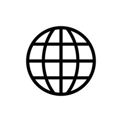 earth globe vector black transparan