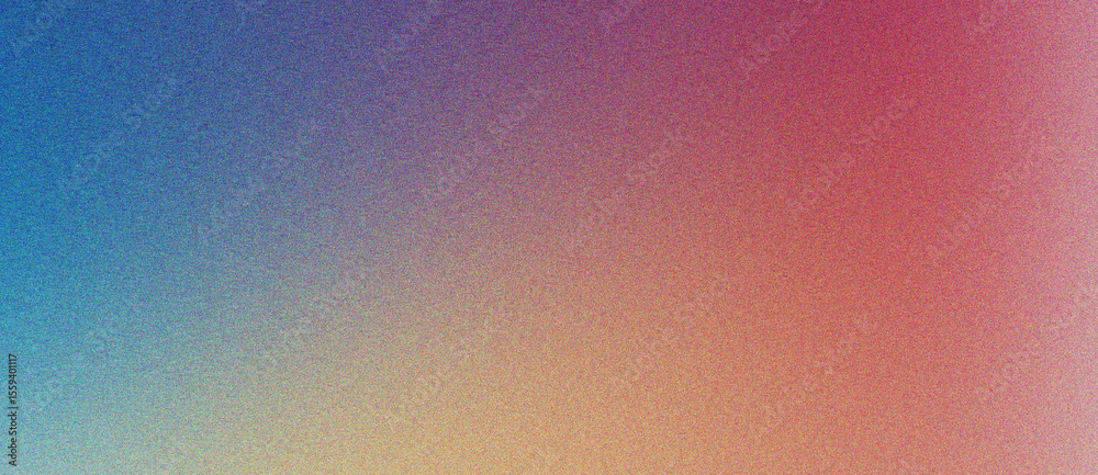 Sticker peach, rose and cyan modern gradient noise texture background with subtle grain effect for posters