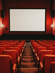 Obraz premium Empty Movie Theater