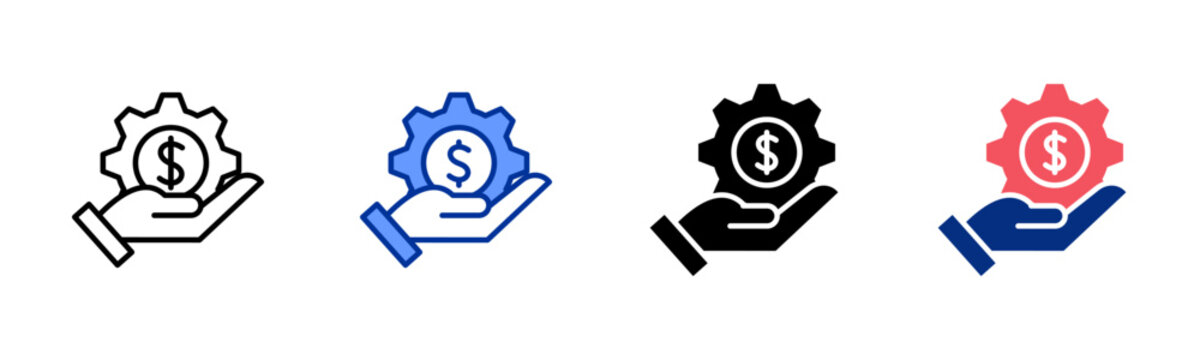 Compensation icon sheet multiple style collection