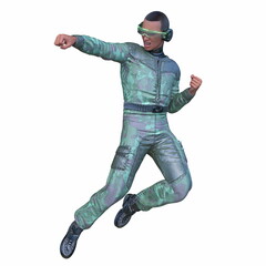 サイバーマン　3DCGレンダリング