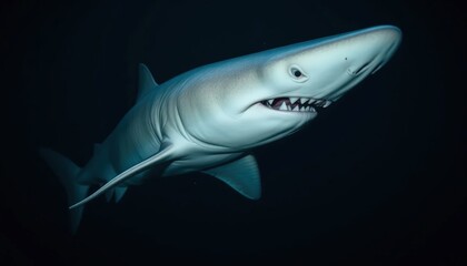 Goblin Shark Swimming The