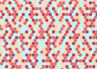 幾何学的なタイル模様 背景