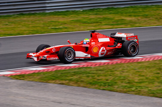 Circuit Gilles  Villeneuve  6-23-2006 Montreal Quebec CanadaFelipe Massa in the 2006 Ferrari 248 F1 rounding turn 9 at the 2006 Canadian F1 Grand Prix  during Friday morning practice